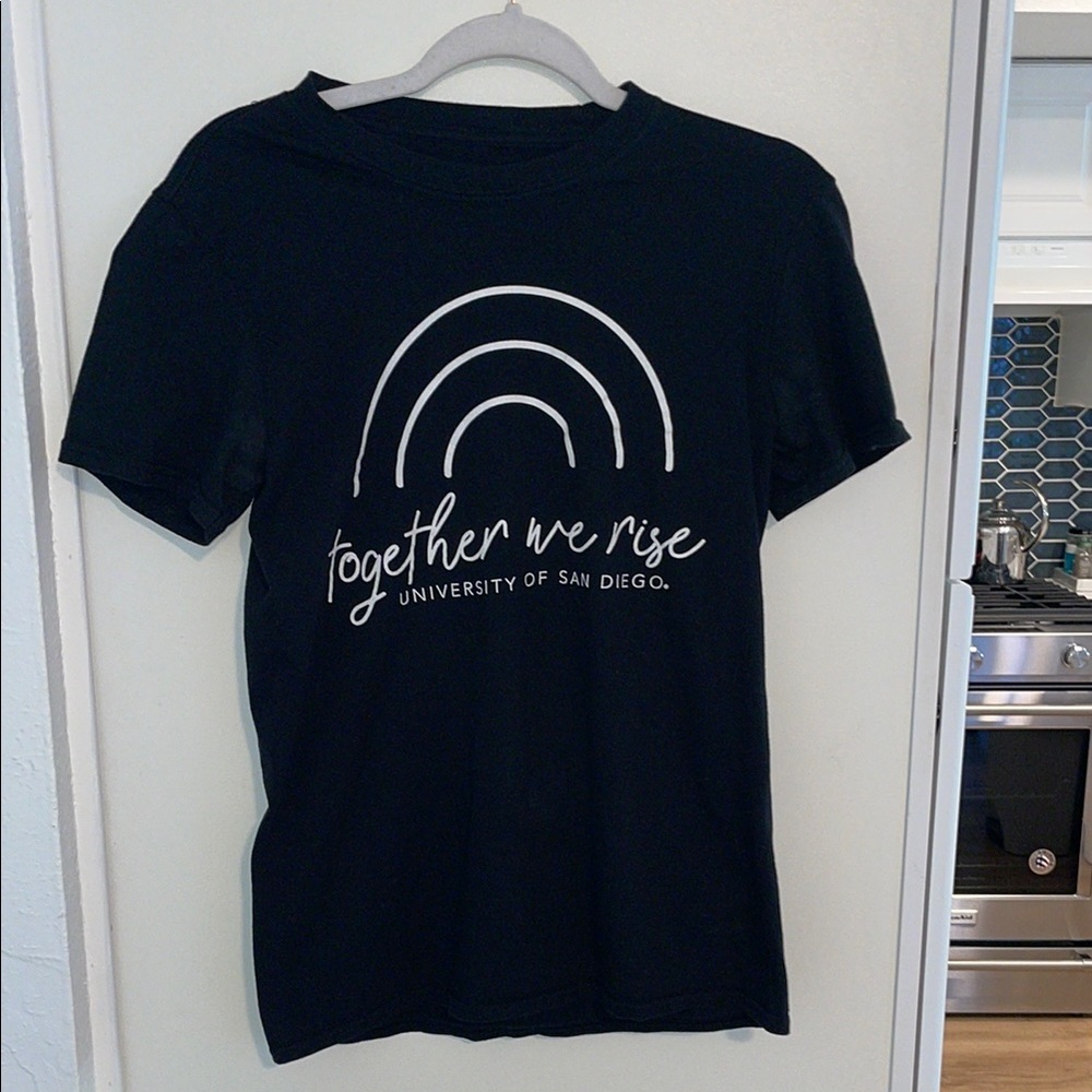 University of San Diego USD Together We Rise Black Tee | S/M